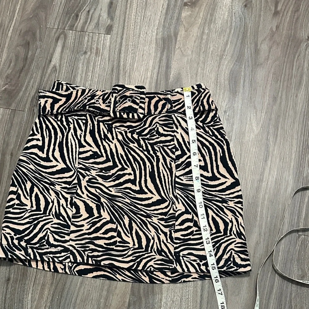 Zebra Print Pencil Skirt